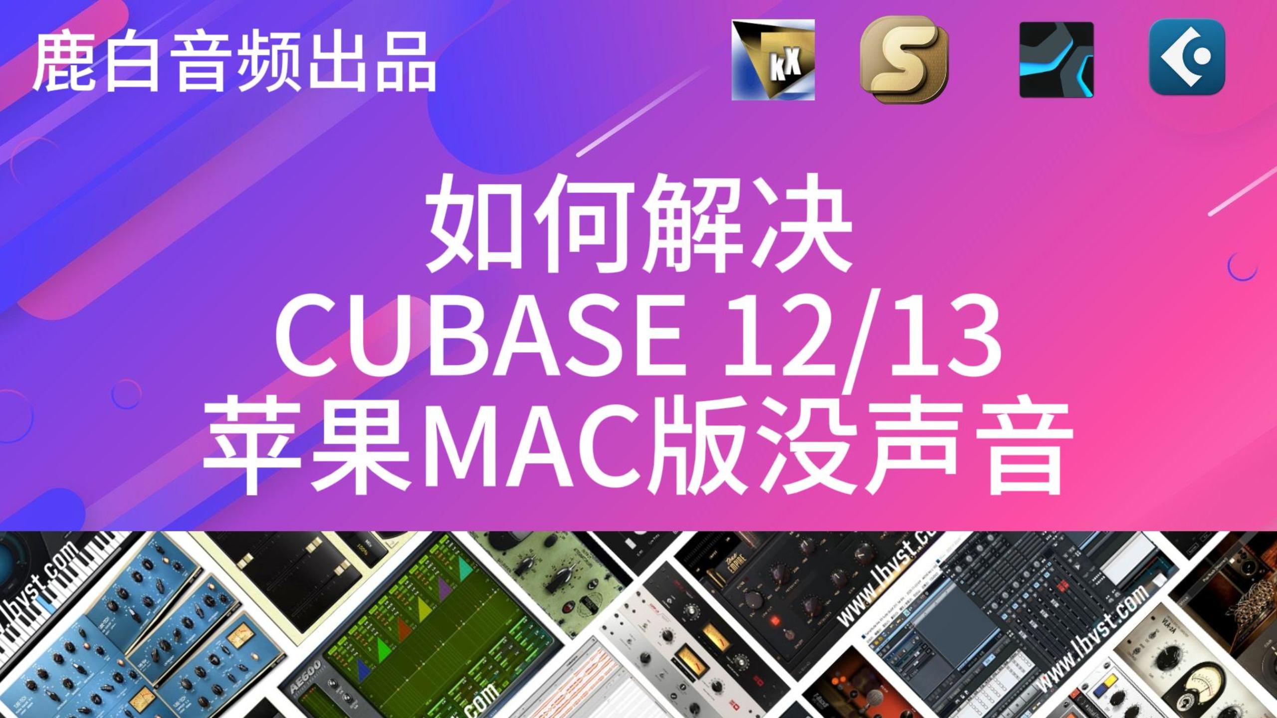 如何解决 CUBASE 12/13 苹果MAC版没声音 麦克风授权文件下载